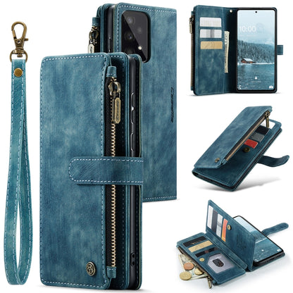 For Samsung GalaxyA33 5G CaseMe C30 Multifunctional Phone Leather Case(Blue) - Galaxy Phone Cases by CaseMe | Online Shopping UK | buy2fix