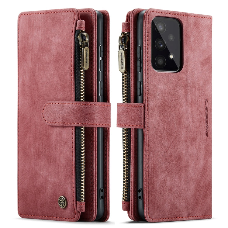 For Samsung GalaxyA33 5G CaseMe C30 Multifunctional Phone Leather Case(Red) - Galaxy Phone Cases by CaseMe | Online Shopping UK | buy2fix