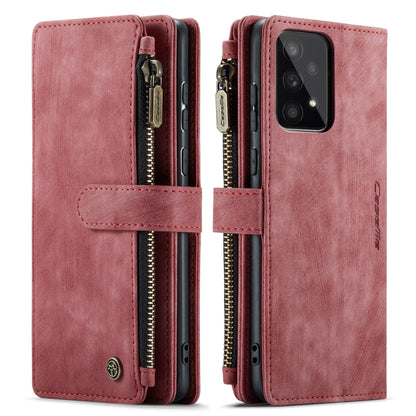 For Samsung GalaxyA33 5G CaseMe C30 Multifunctional Phone Leather Case(Red) - Galaxy Phone Cases by CaseMe | Online Shopping UK | buy2fix