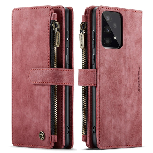 For Samsung GalaxyA33 5G CaseMe C30 Multifunctional Phone Leather Case(Red) - Galaxy Phone Cases by CaseMe | Online Shopping UK | buy2fix
