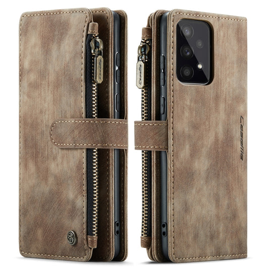 For Samsung GalaxyA33 5G CaseMe C30 Multifunctional Phone Leather Case(Brown) - Galaxy Phone Cases by CaseMe | Online Shopping UK | buy2fix