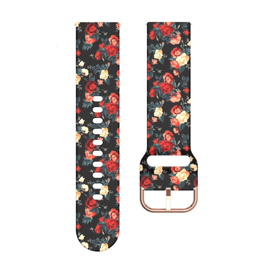 For Galaxy Watch 42mm Silicone Watch Band(Rose)