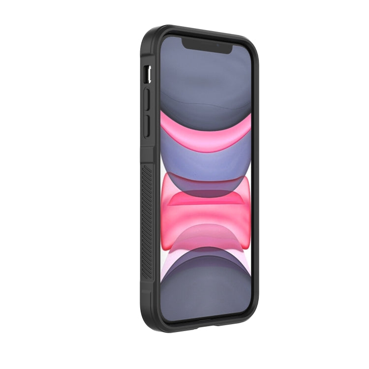 For iPhone 11 Magic Shield TPU + Flannel Phone Case (Dark Grey) by buy2fix