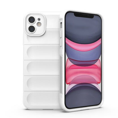For iPhone 11 Magic Shield TPU + Flannel Phone Case (White) by buy2fix