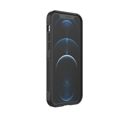 For iPhone 12 Pro Magic Shield TPU + Flannel Phone Case(Light Blue) by buy2fix