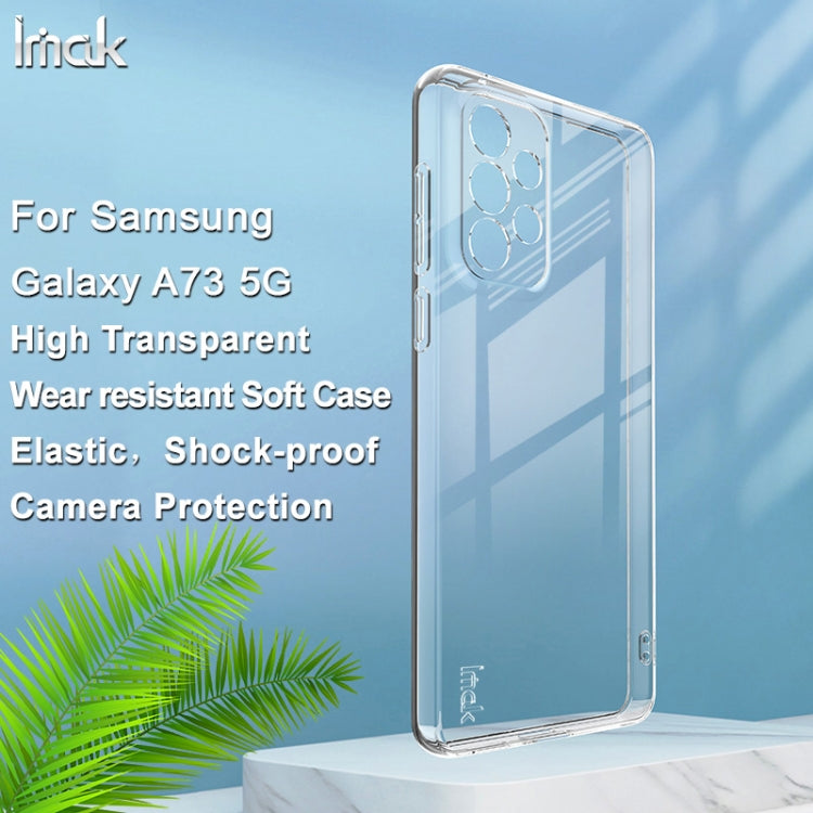 For Samsung Galaxy A73 5G IMAK UX-5 Series Claer TPU Phone Case(Transparent) by imak