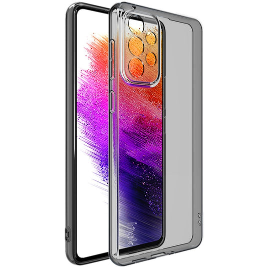 For Samsung Galaxy A73 5G IMAK UX-5 Series Claer TPU Phone Case(Transparent Black) by imak