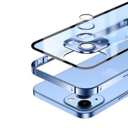 For iPhone 13 Pro Frosted Metal Phone Case For iPhone 13(Silver) - iPhone 13 Pro Cases by buy2fix | Online Shopping UK | buy2fix