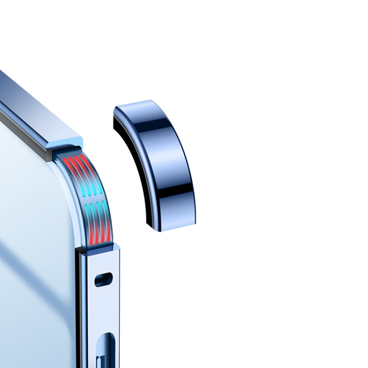 For iPhone 13 Pro Frosted Metal Phone Case For iPhone 13(Silver) - iPhone 13 Pro Cases by buy2fix | Online Shopping UK | buy2fix