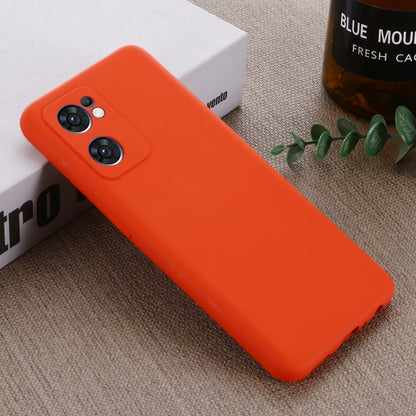 For OPPO Reno7 5G Global / Find X5 Lite Pure Color Liquid Silicone Shockproof Full Coverage Phone Case(Red) by buy2fix
