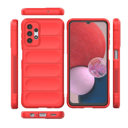 For Samsung Galaxy A13 5G / 4G Magic Shield TPU + Flannel Phone Case(Red) by buy2fix