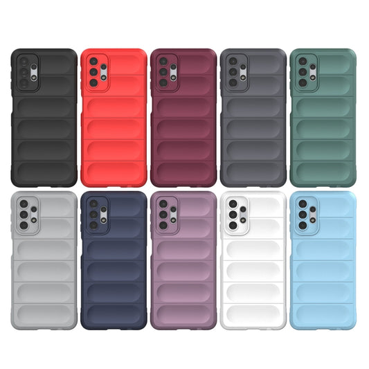 For Samsung Galaxy A13 5G / 4G Magic Shield TPU + Flannel Phone Case(Grey) by buy2fix