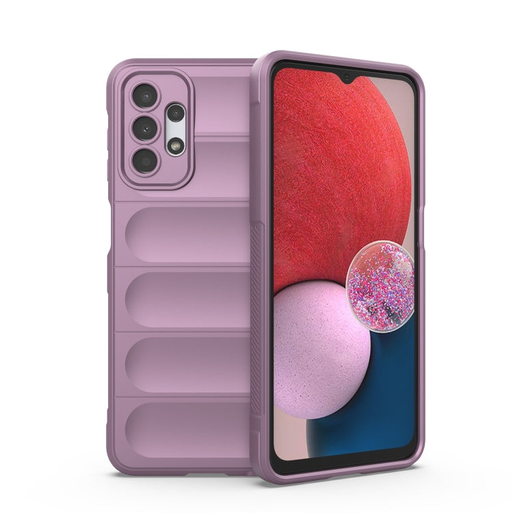 For Samsung Galaxy A13 5G / 4G Magic Shield TPU + Flannel Phone Case(Purple) by buy2fix