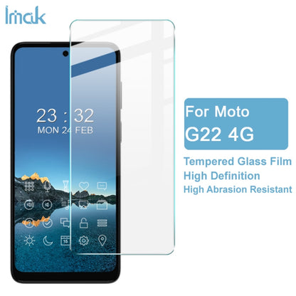 For Motorola Moto G22 4G IMAK H Series Tempered Glass Film by imak
