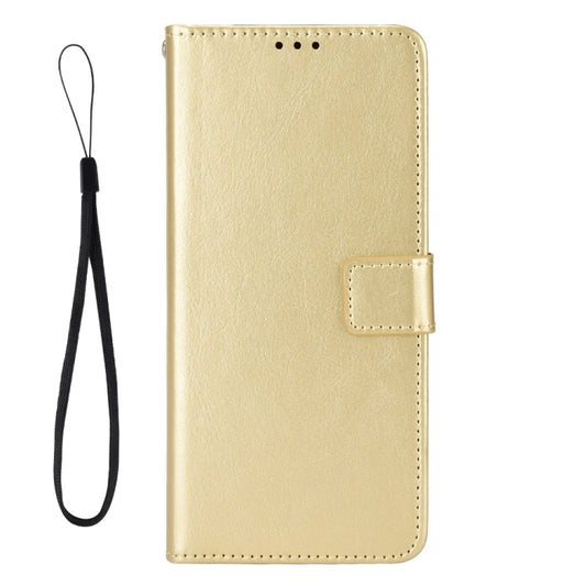 For Blackview A55 Pro Retro Crazy Horse Texture Leather Phone Case(Gold) - More Brand by buy2fix | Online Shopping UK | buy2fix
