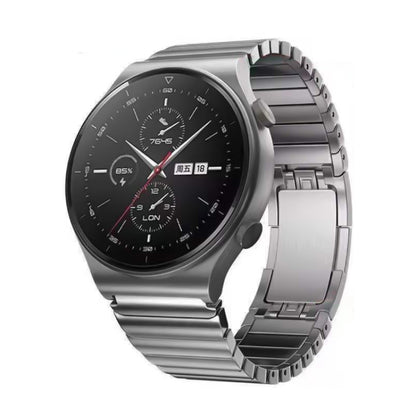 22mm Original Buckle Steel Watch Band(Silver) by buy2fix