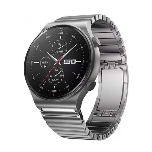 22mm Original Buckle Steel Watch Band(Silver) by buy2fix