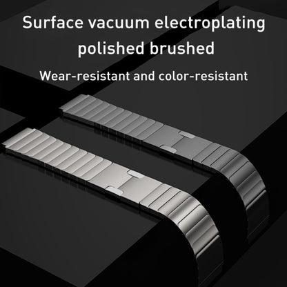 22mm Original Buckle Steel Watch Band(Silver) by buy2fix