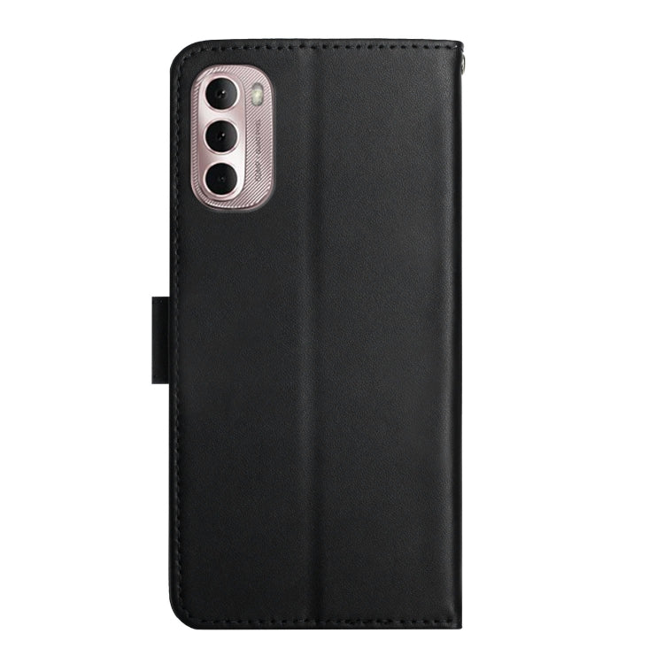 For Motorola Moto G Stylus 5G 2022 Genuine Leather Fingerprint-proof Horizontal Flip Phone Case(Black) - Motorola Cases by buy2fix | Online Shopping UK | buy2fix