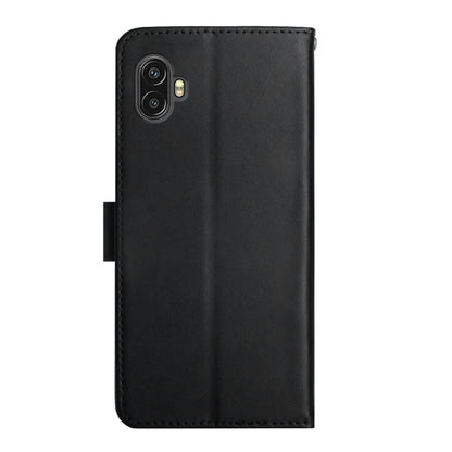 For Samsung Galaxy Xcover6 Pro Genuine Leather Fingerprint-proof Horizontal Flip Phone Case(Black) - Galaxy Phone Cases by buy2fix | Online Shopping UK | buy2fix