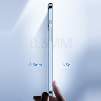 For iPhone 12 Pro Max MagSafe Magnetic Electroplated Phone Case(Sierra Blue) by buy2fix