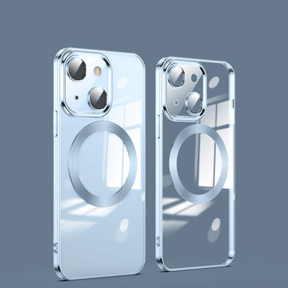 For iPhone 13 mini MagSafe Magnetic Electroplated Phone Case (Sierra Blue) by buy2fix