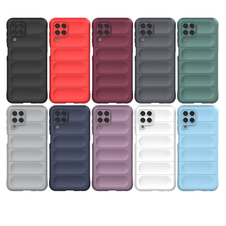 For Samsung Galaxy M33 5G Magic Shield TPU + Flannel Phone Case(Black) by buy2fix