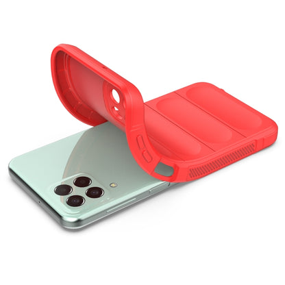 For Samsung Galaxy M33 5G Magic Shield TPU + Flannel Phone Case(Red) by buy2fix