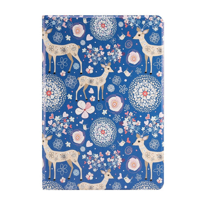 For Samsung Galaxy Tab S8 / Tab S7 Painted Voltage Pen Slot Tablet Smart Case(Blue Elk) by buy2fix
