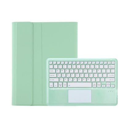 T12B-A Detachable Touch Pad Bluetooth Keyboard Leather Tablet Case For iPad Air 13 2025 / 2024 / Pro 12.9 inch 2021/2020/2018(Mint Green) - For iPad Pro by buy2fix | Online Shopping UK | buy2fix