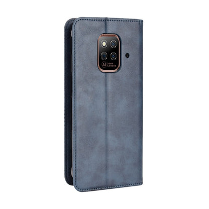 For Ulefone Power Armor 14 / 14 Pro Magnetic Buckle Retro Texture Leather Phone Case(Blue) by buy2fix