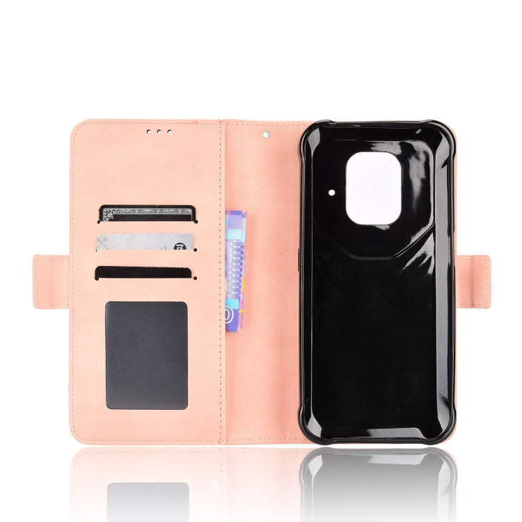 For Ulefone Power Armor 14 / 14 Pro Skin Feel Calf Texture Card Slots Leather Phone Case(Pink) by buy2fix