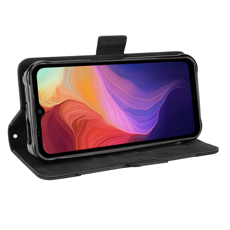 For Ulefone Power Armor 14 / 14 Pro Skin Feel Calf Texture Card Slots Leather Phone Case(Black) by buy2fix