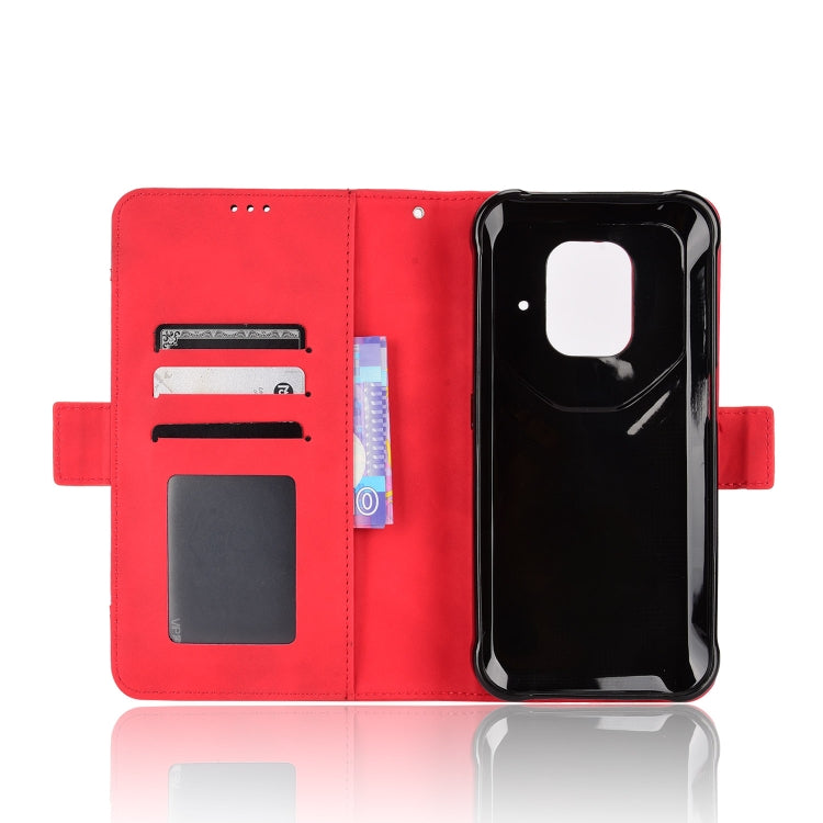For Ulefone Power Armor 14 / 14 Pro Skin Feel Calf Texture Card Slots Leather Phone Case(Red) by buy2fix
