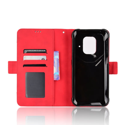 For Ulefone Power Armor 14 / 14 Pro Skin Feel Calf Texture Card Slots Leather Phone Case(Red) by buy2fix