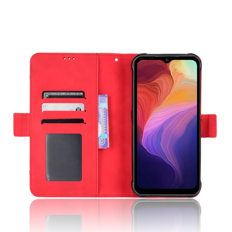 For Ulefone Power Armor 14 / 14 Pro Skin Feel Calf Texture Card Slots Leather Phone Case(Red) by buy2fix
