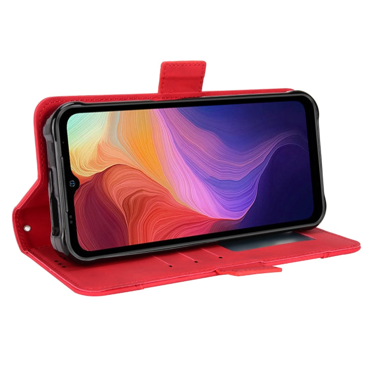 For Ulefone Power Armor 14 / 14 Pro Skin Feel Calf Texture Card Slots Leather Phone Case(Red) by buy2fix