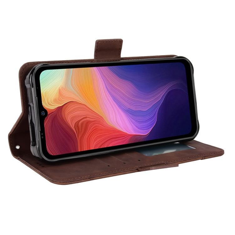 For Ulefone Power Armor 14 / 14 Pro Skin Feel Calf Texture Card Slots Leather Phone Case(Brown) by buy2fix