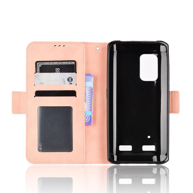 For Ulefone Armor X10 / X10 Pro Skin Feel Calf Texture Card Slots Leather Phone Case(Pink) by buy2fix