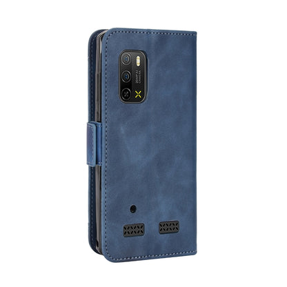 For Ulefone Armor X10 / X10 Pro Skin Feel Calf Texture Card Slots Leather Phone Case(Blue) by buy2fix