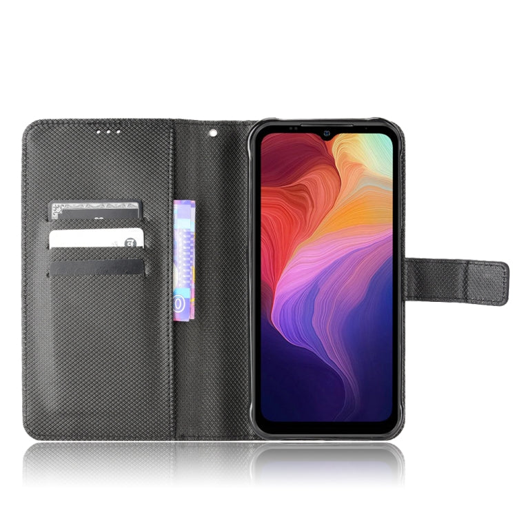 For Ulefone Power Armor 14 / 14 Pro Diamond Texture Leather Phone Case(Black) by buy2fix