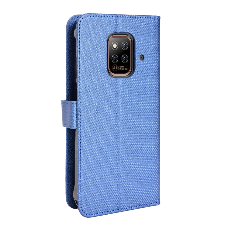 For Ulefone Power Armor 14 / 14 Pro Diamond Texture Leather Phone Case(Blue) by buy2fix