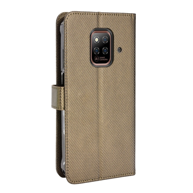 For Ulefone Power Armor 14 / 14 Pro Diamond Texture Leather Phone Case(Brown) by buy2fix