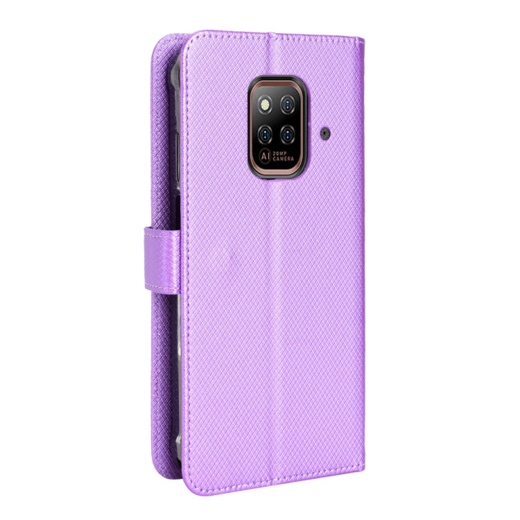 For Ulefone Power Armor 14 / 14 Pro Diamond Texture Leather Phone Case(Purple) by buy2fix