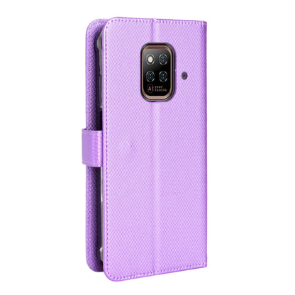 For Ulefone Power Armor 14 / 14 Pro Diamond Texture Leather Phone Case(Purple) by buy2fix