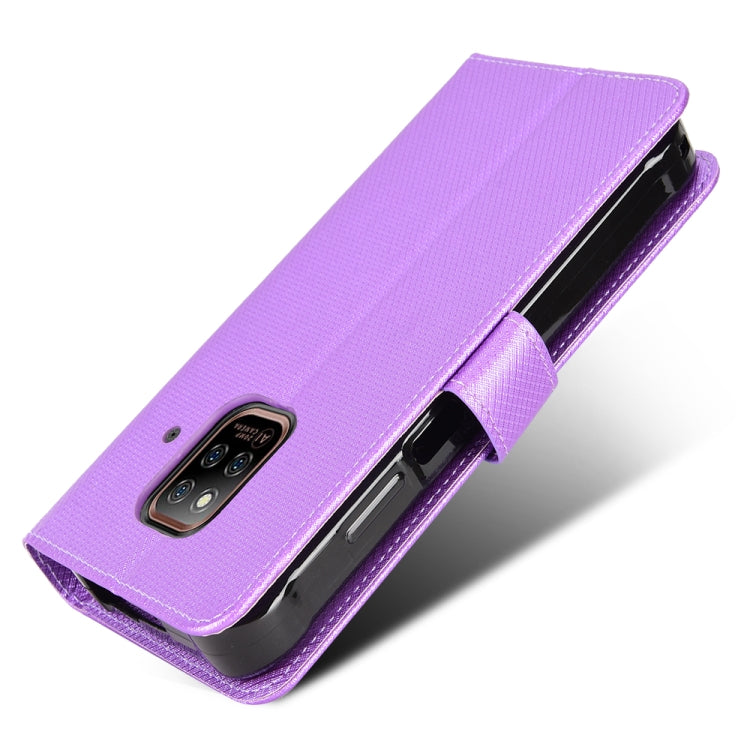 For Ulefone Power Armor 14 / 14 Pro Diamond Texture Leather Phone Case(Purple) by buy2fix