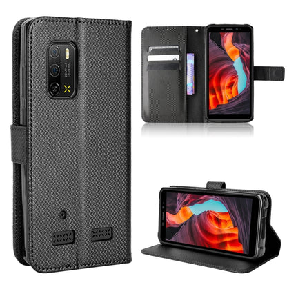 For Ulefone Armor X10 / X10 Pro Diamond Texture Leather Phone Case(Black) by buy2fix