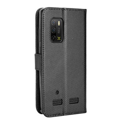 For Ulefone Armor X10 / X10 Pro Diamond Texture Leather Phone Case(Black) by buy2fix