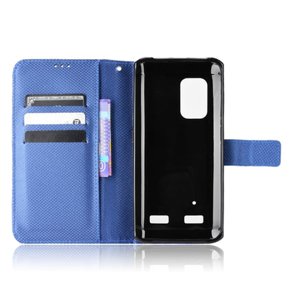 For Ulefone Armor X10 / X10 Pro Diamond Texture Leather Phone Case(Blue) by buy2fix