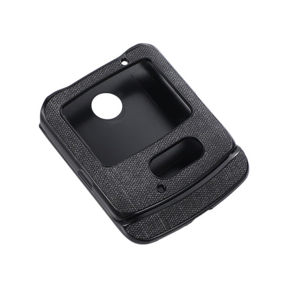 For Motorola Razr 5G Brugg Texture PU+TPU+PC Shockproof Phone Case(Black) by buy2fix